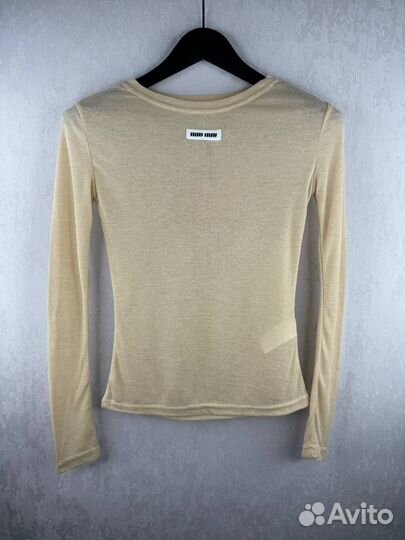 Лонгслив женский miu miu