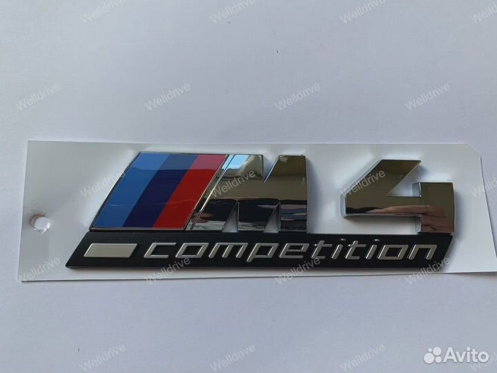 Шильд M4 Competition BMW 4 2D Coupe G22 хром