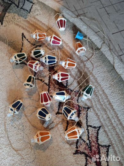 Гирлянда фонарики СССР