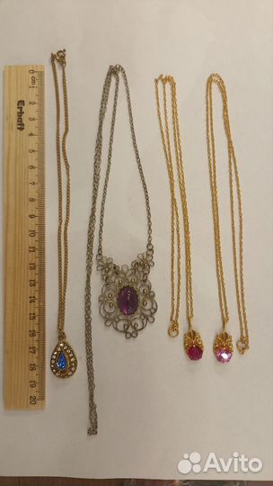 Подвеска с цепочкой СССР кулон винтаж