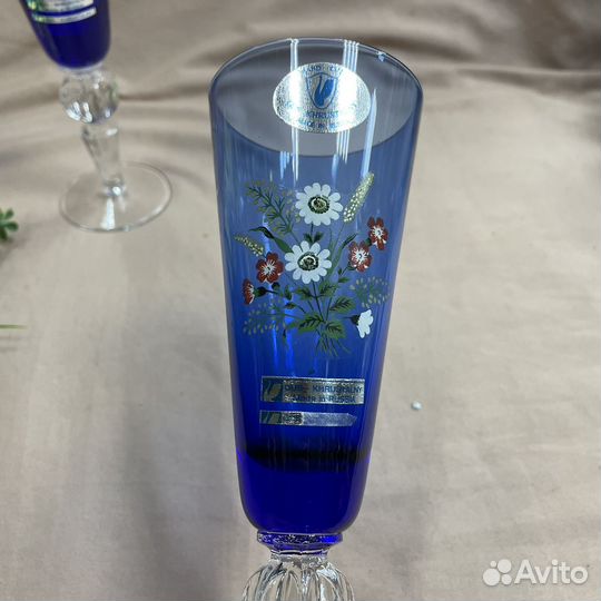 Бокалы фужеры гусь хрустальный завод (сзр)