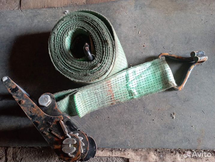 Ремни стяжной с трещеткой