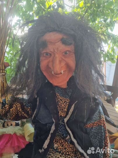 Фигура бабы яги. Ручная работа