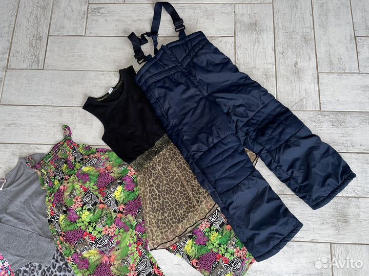 Одежда пакетом на девочку 110 116