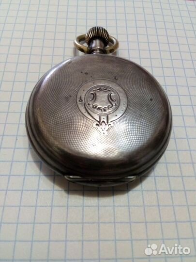 Карманные серебряные часы diogene