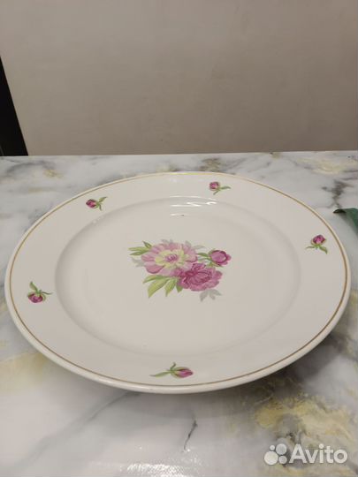 Сервиз столовый, 24 предмета, Дулёво. СССР. Винтаж