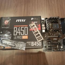 Материнская плата msi b450 a pro max