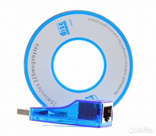 Сетевая карта USB (USB 2.0 - Ethernet 10/100) моно