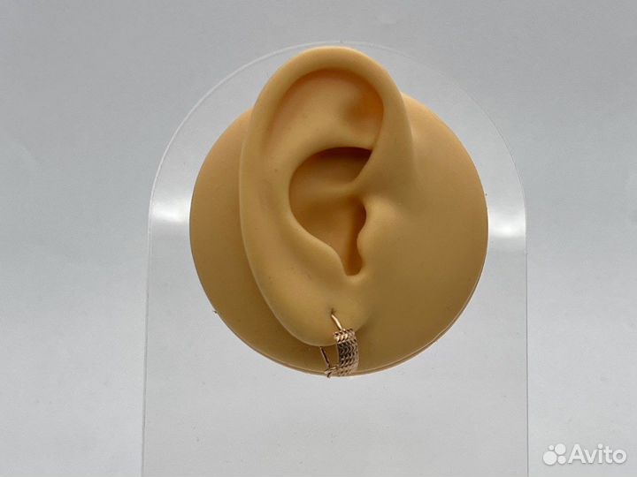 Золотые серьги 585 пробы