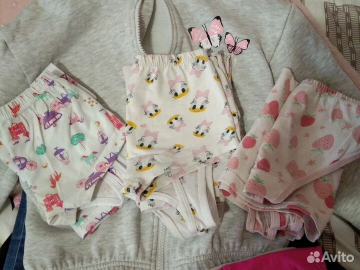 Вещи пакетом для девочки до 122