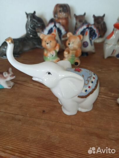 Слоник фарфор на счастье