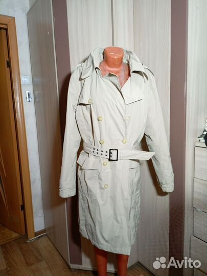 Плащ тренч утепленный женский 50 52