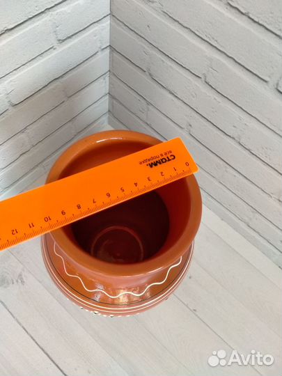 Керамическая ваза крынка