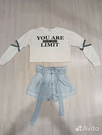 Вещи пакетом на девочку 140-146-152