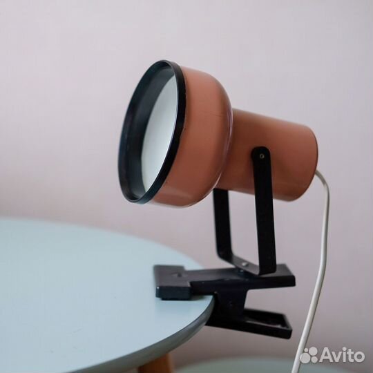 Лампа на прищепке СССР