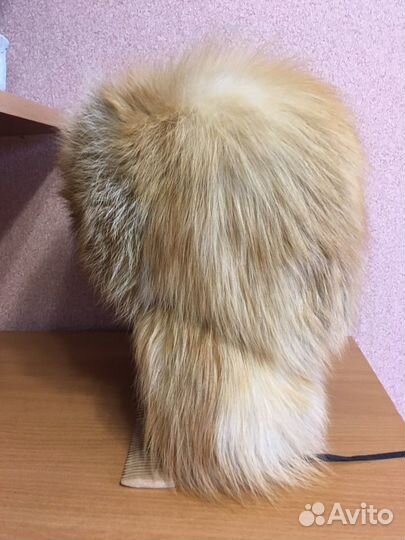 Шапка из меха лисы р. 56-58