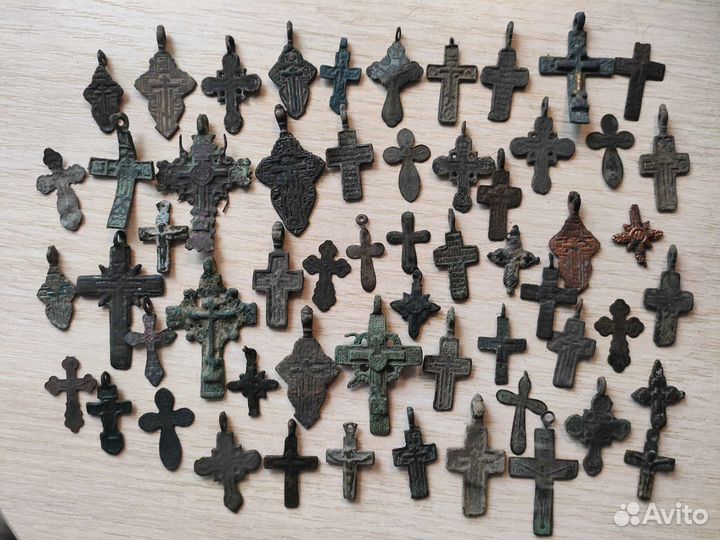 Старинные крестики, копанина