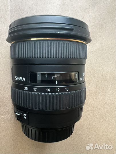 Объектив Sigma 10-20mm F4-5.6 EX DC Canon