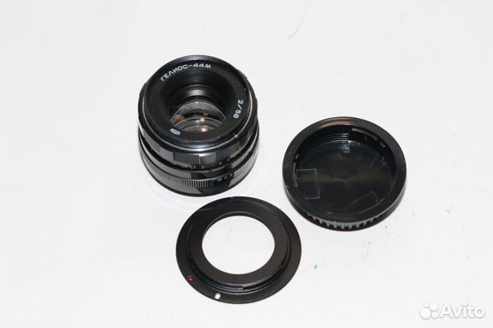 Гелиос 44М + переходник с крышкой