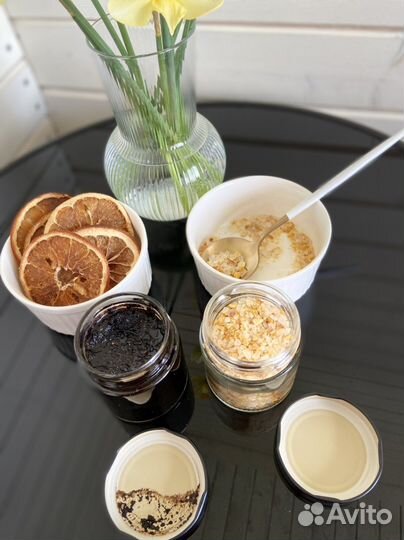 Подарочные наборы(скраб+соль+чай)