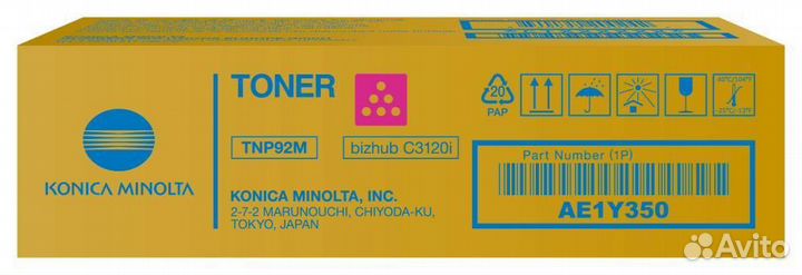 Картридж Konica Minolta TNP-92M (AE1Y350) 1495371