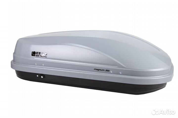 Бокс багажный Евродеталь Магнум 350 серый карбон