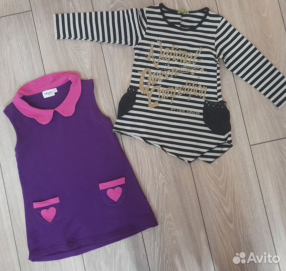 Вещи пакетом для девочки 98 104