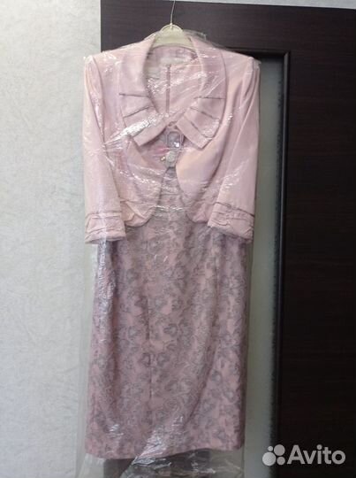 Платье с болеро очень нарядное р.48