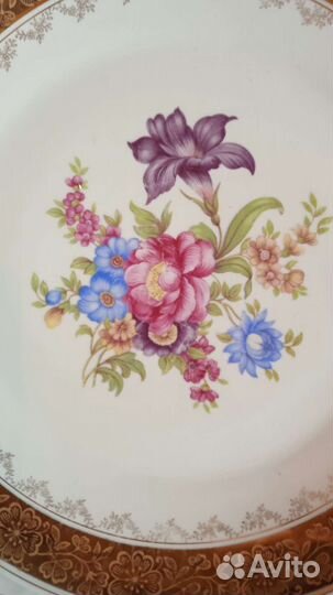 Блюдо большое фарфор Бавария Winterling винтаж