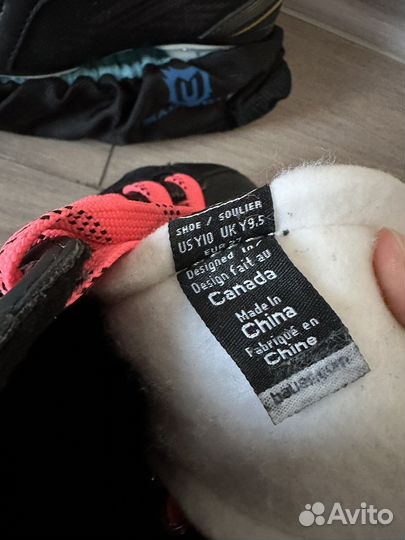 Хоккейные коньки bauer y 9,5