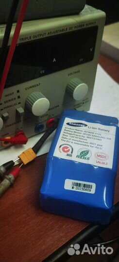 Аккумулятор li-ion литий-ионный 36 v вольт