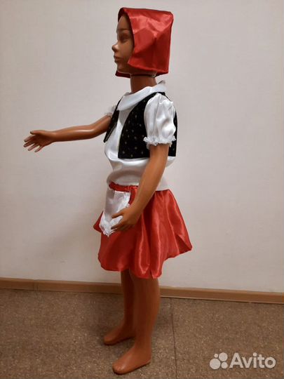 Костюм Красной шапочки для девочки