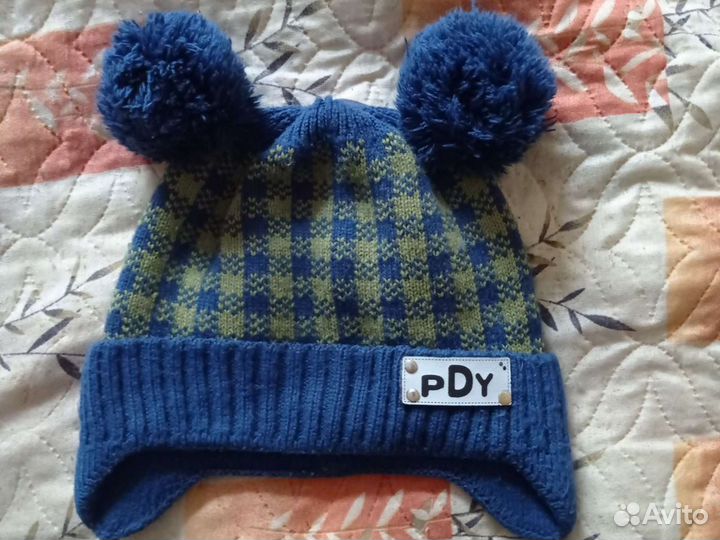 Шапка для мальчика демисезон/зима