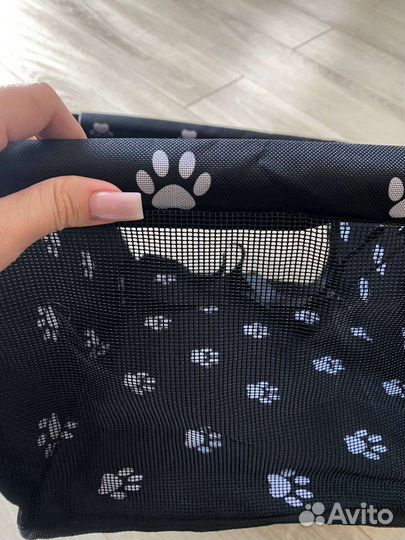 Лежанка для собаки в авто / перевозка для собаки