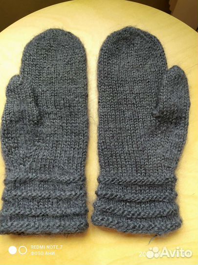 Варежки вязаные новые