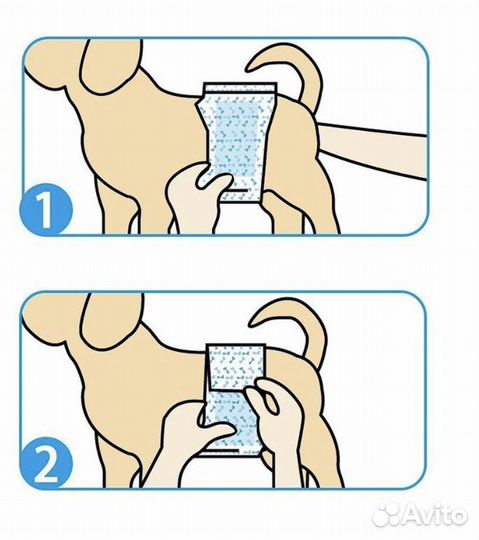 Подгузники-пояса для кабелей. Размер:М