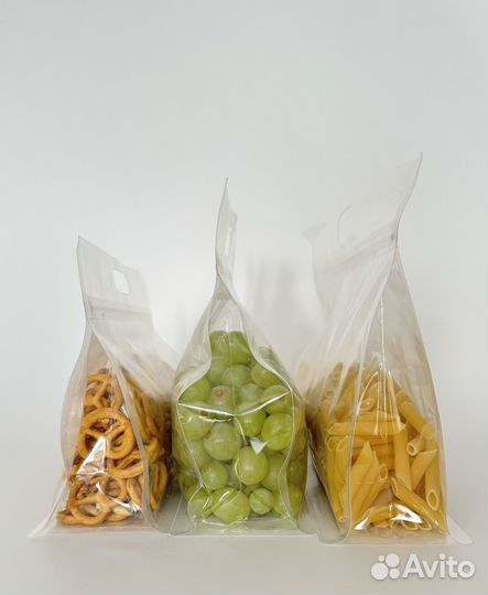 Пищевые зип пакеты для хранения продуктов