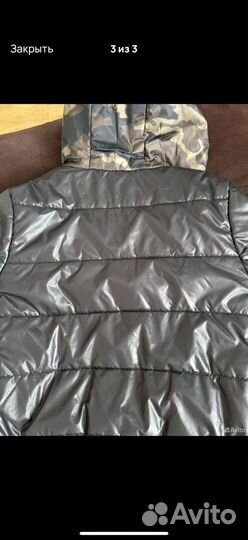 Курта осенняя и ветровка для мальчика 140 размер