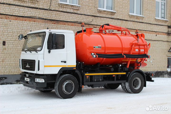 Илососные машины ко-524 объем цистерны 8,2м3