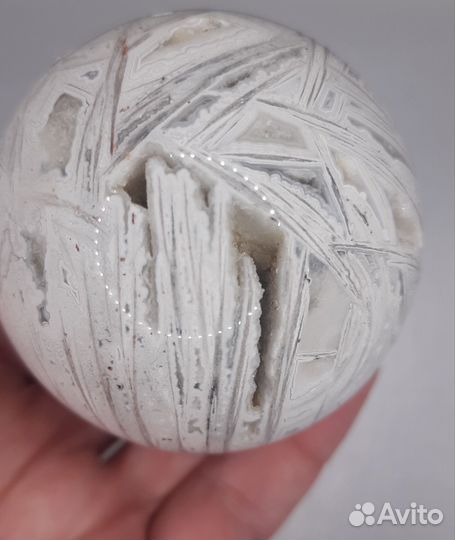 Камни и минералы. Агат шар 60.5мм