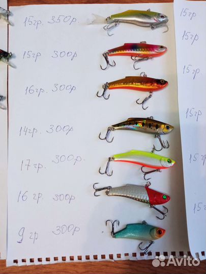 Воблеры, ратлины, спиннеры