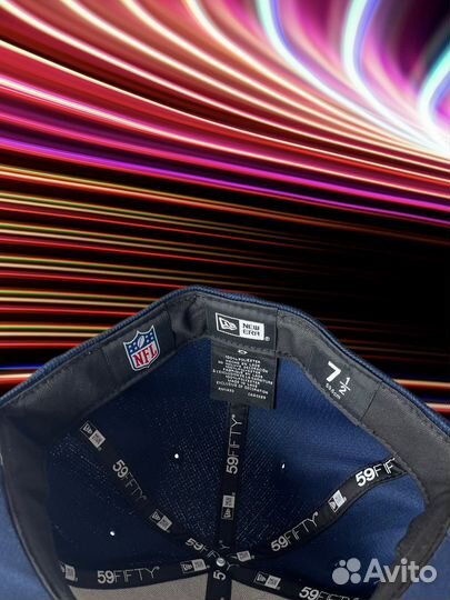 Бейсболка new era 59 NEW england patriots 7 1/2