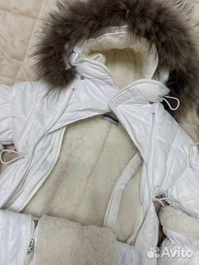 Зимний Комбинезон-трасформер для новорожденных