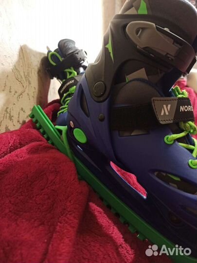 Коньки для мальчика р. 34-37, + сумка с человеком