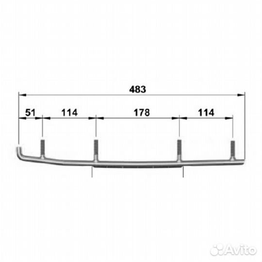 Коньки лыж усиленные 160 мм Sledex для Arctic Cat