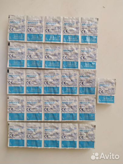 Однодневные линзы Acuvue -0.75