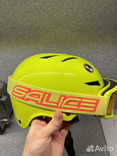 Горнолыжный шлем и маска