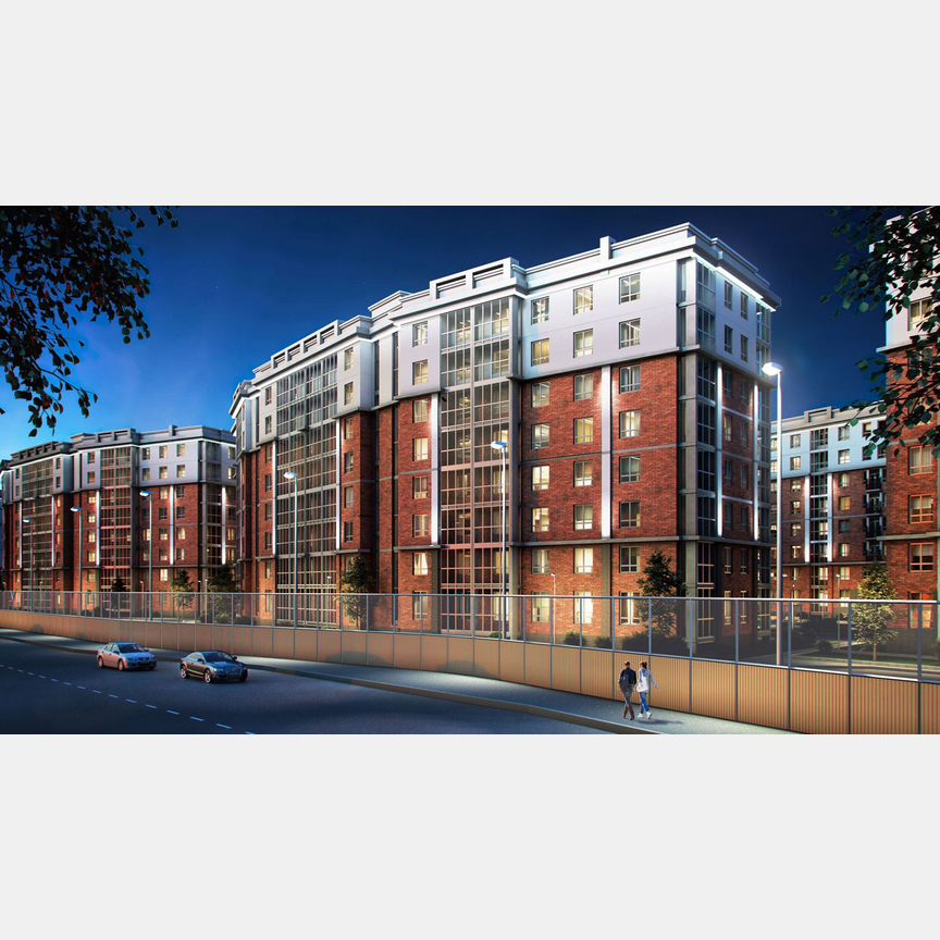 3-к. квартира, 87,8 м², 6/8 эт.