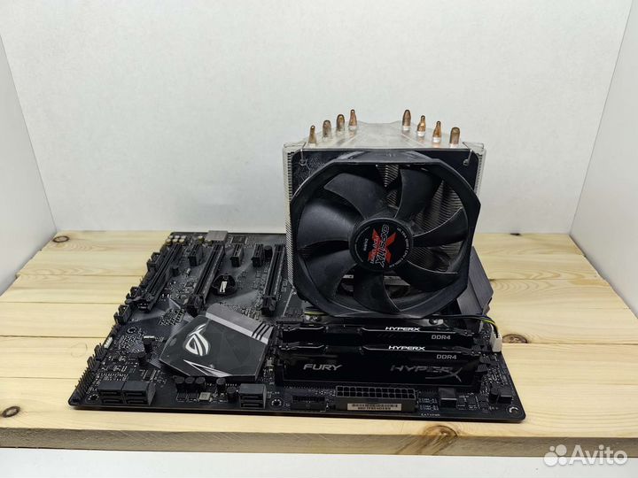 Комплект r5 3600 + Asus b350-f gaming + 16gb Kings