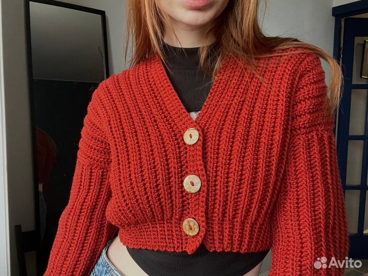 Кардиган вязаный Pinterest